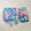 Japan Cartoon Sailor Moon x Sanrio with Phone Strap | Laser Sailor Girl X Little Twin Stars Pochacco - iPhone Case Phone Case PLUS SE2 11 12 13 14 15 16 16e 17 17e Pro Promax 12mini 13mini