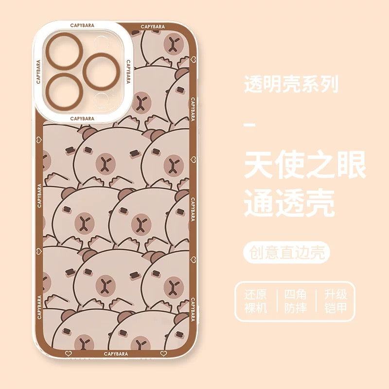 Cute Animal Capybara | Part2 8 Styles - iPhone Case PLUS SE2 XS XR X 11 12 13 14 15 16 16e 17 17e Pro Promax 12mini 13mini