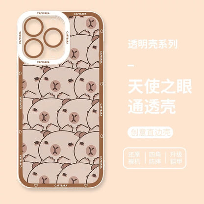 Cute Animal Capybara | Part2 8 Styles - iPhone Case PLUS SE2 XS XR X 11 12 13 14 15 16 16e 17 17e Pro Promax 12mini 13mini