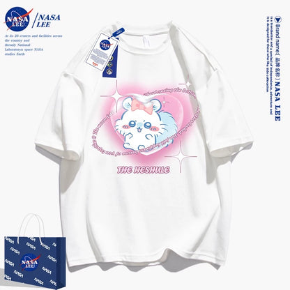 Japanese Cartoon ChiiKawa Casual Style T-Shirt Series | Smile Momonga - Kawaii Fashion Items
