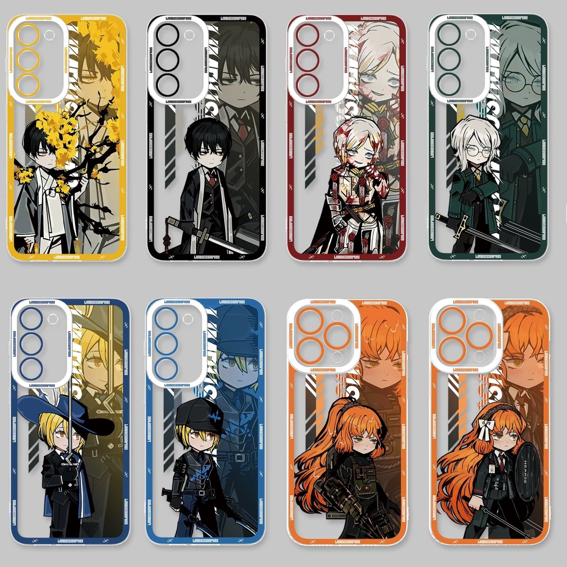 Game Character Limbus Company Dressing Style | Yi Sang Faust Don Quixote Ishmael - Phone Case Samsung Galaxy S26 S25 S24 S23 S22 S21 FE Ultra Edge