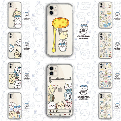 Japanese Cartoon Chiikawa Clean Case | Happy Fun Part1 - Phone Case Samsung Galaxy S26 S25 S24 S23 S22 S21 FE Ultra