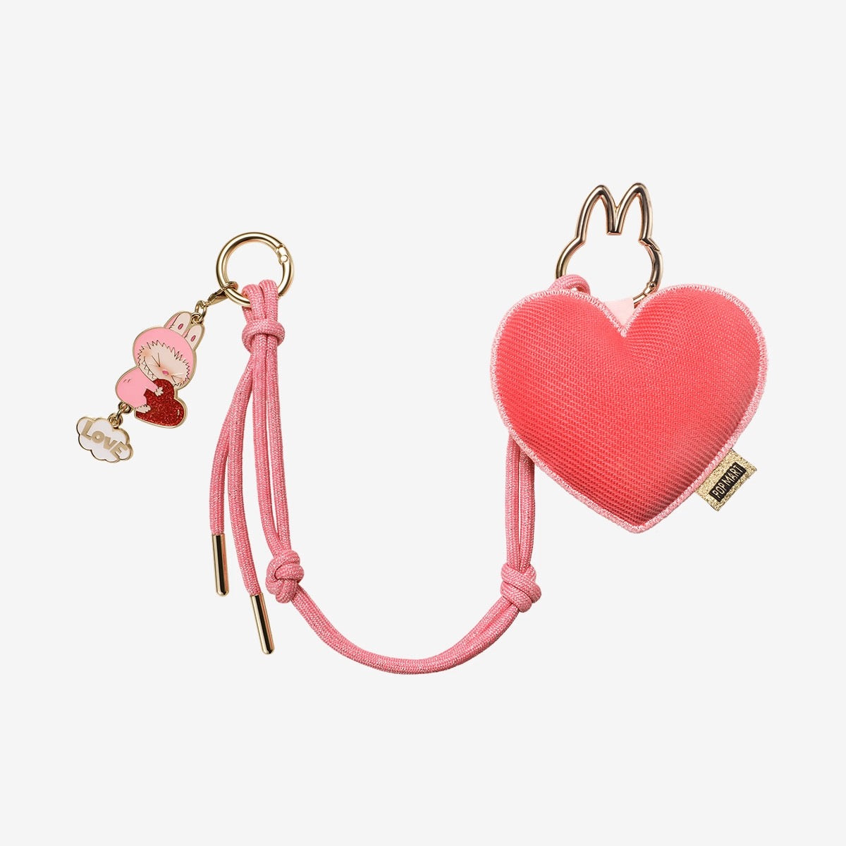 Popmart The Monster Pin For Love Series Limited Edition | Letter Pendant A-M with Pins Keychain - 10cm Kasing Lung Zimomo Labubu Toy Collection