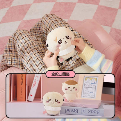 ChiiKawa X Miniso | Kurimanju Rakko Keychain - Kawaii Mini Plush Doll Cute Doll Decoration