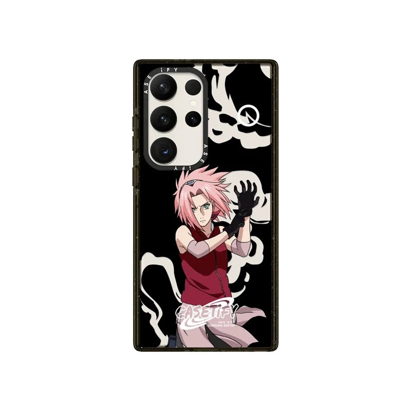 Japanese Cartoon Ninja Naruto | Naruto Sasuke Sakura The Road to Ninja - Phone Case Samsung Galaxy S24 S23 S22 Ultra