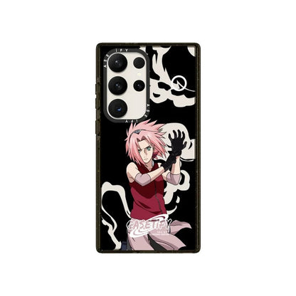 Japanese Cartoon Ninja Naruto | Naruto Sasuke Sakura The Road to Ninja - Phone Case Samsung Galaxy S24 S23 S22 Ultra