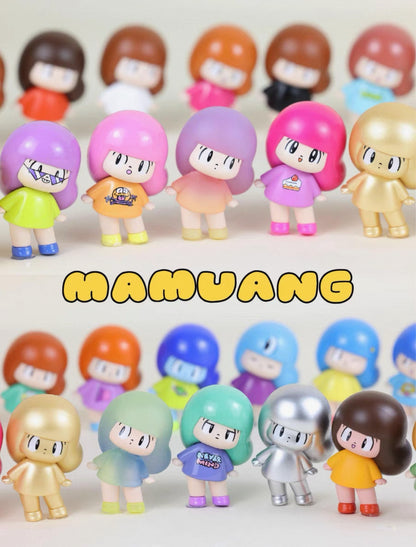 Mamuang Mini Figure | Mini Vinly Figure Vintage Cute Girl - Collectable Toys Mystery Blind Box