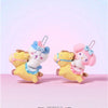 ChiiKawa X Miniso X Sanrio Series | Hachiware and Melody Riding Horse Doll Keychain - Kawaii Items Room Decoration doll