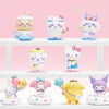 ChiiKawa X Miniso X Sanrio Series | ChiiKawa Hachiware Usagi Momonga Playing with Kitty My Melody Cinnamoroll Pompompurin Kuromi Plastic Mini Figure Blind Box - Kawaii Items Room Decoration Blind Box