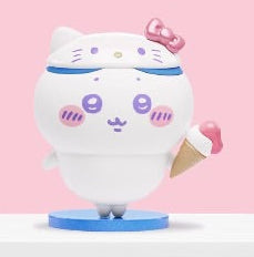 ChiiKawa X Miniso X Sanrio Series | ChiiKawa Hachiware Usagi Momonga Playing with Kitty My Melody Cinnamoroll Pompompurin Kuromi Plastic Mini Figure Blind Box - Kawaii Items Room Decoration Blind Box