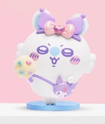 ChiiKawa X Miniso X Sanrio Series | ChiiKawa Hachiware Usagi Momonga Playing with Kitty My Melody Cinnamoroll Pompompurin Kuromi Plastic Mini Figure Blind Box - Kawaii Items Room Decoration Blind Box