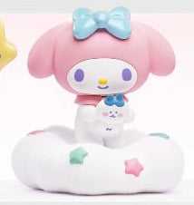 ChiiKawa X Miniso X Sanrio Series | ChiiKawa Hachiware Usagi Momonga Playing with Kitty My Melody Cinnamoroll Pompompurin Kuromi Plastic Mini Figure Blind Box - Kawaii Items Room Decoration Blind Box
