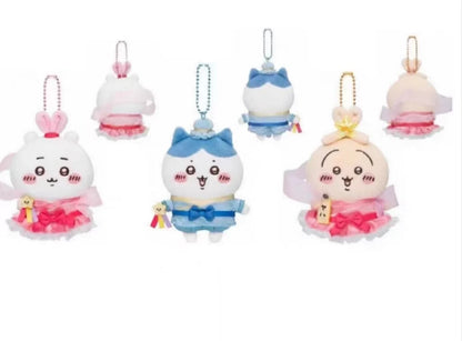 Japan ChiiKawa Tanabata Star Festival | ChiiKawa Hachiware Usagi - Mini Plush Doll 10cm Keychain