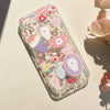 スイーツを抱えたクマさんステッカー森系 iPhoneケース かわいい キュート ロリータ iPhone 6 7 8 PLUS SE2 XS XR X 11 12 13 14 15 16 Pro Promax 12mini 13mini