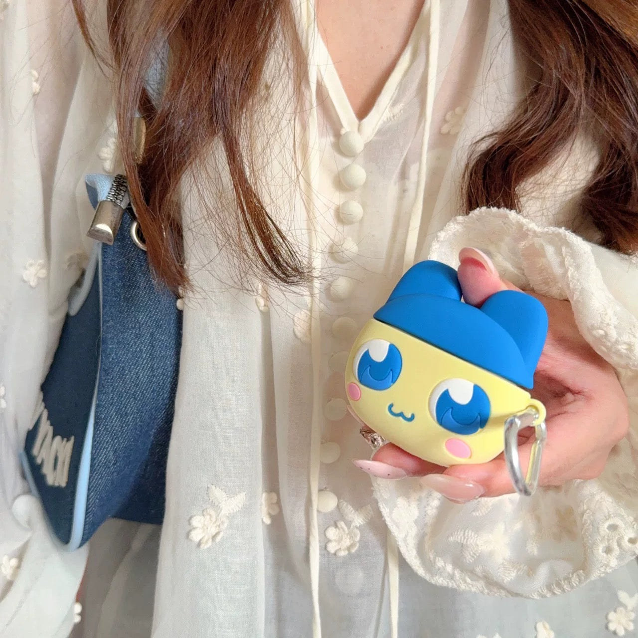 Japanese Cartoon Tamagochi | Mametchi - Tamagot AirPods AirPodsPro AirPods3 AirPods4 Case KawaiiGiftLand