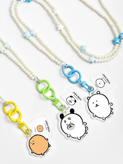 Japanese Cartoon Phone Back Clip with Phone Lanyard | Chiikawa Pink & Mint Green - for All Smart Phones (副本 4)