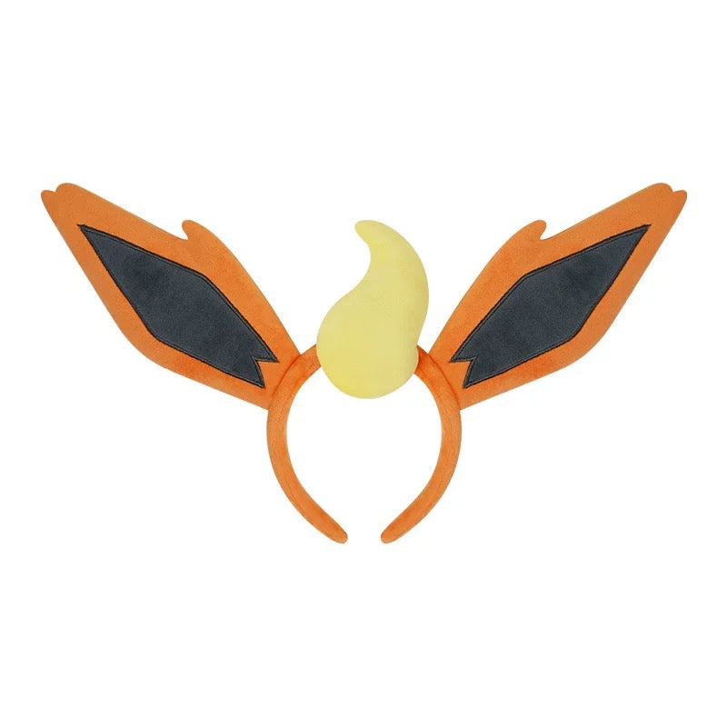 Japan Cartoon Pokemon Eevee Evolution Series Cute Headband | Eevee Vaporeon Jolteon Flareon Espeon Umbreon Leafeon Glaceon Sylveon - Evolve Anime Collectable Kawaii Makeup Facial Hairband