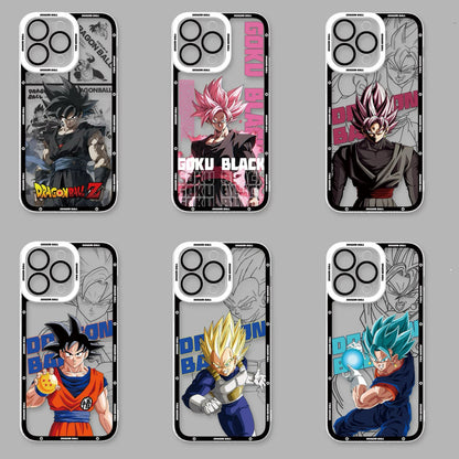 Japanese Anime Dragon Ball | Goku Vegito Vegeta Super Saiyan - iPhone Case PLUS SE2 XS XR X 11 12 13 14 15 16 16e 17 17e Pro Promax 12mini 13mini 