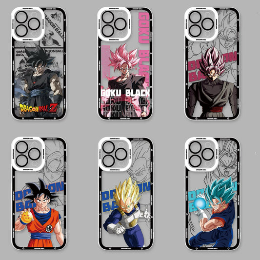 Japanese Anime Dragon Ball | Goku Vegito Vegeta Super Saiyan - iPhone Case PLUS SE2 XS XR X 11 12 13 14 15 16 16e 17 17e Pro Promax 12mini 13mini 