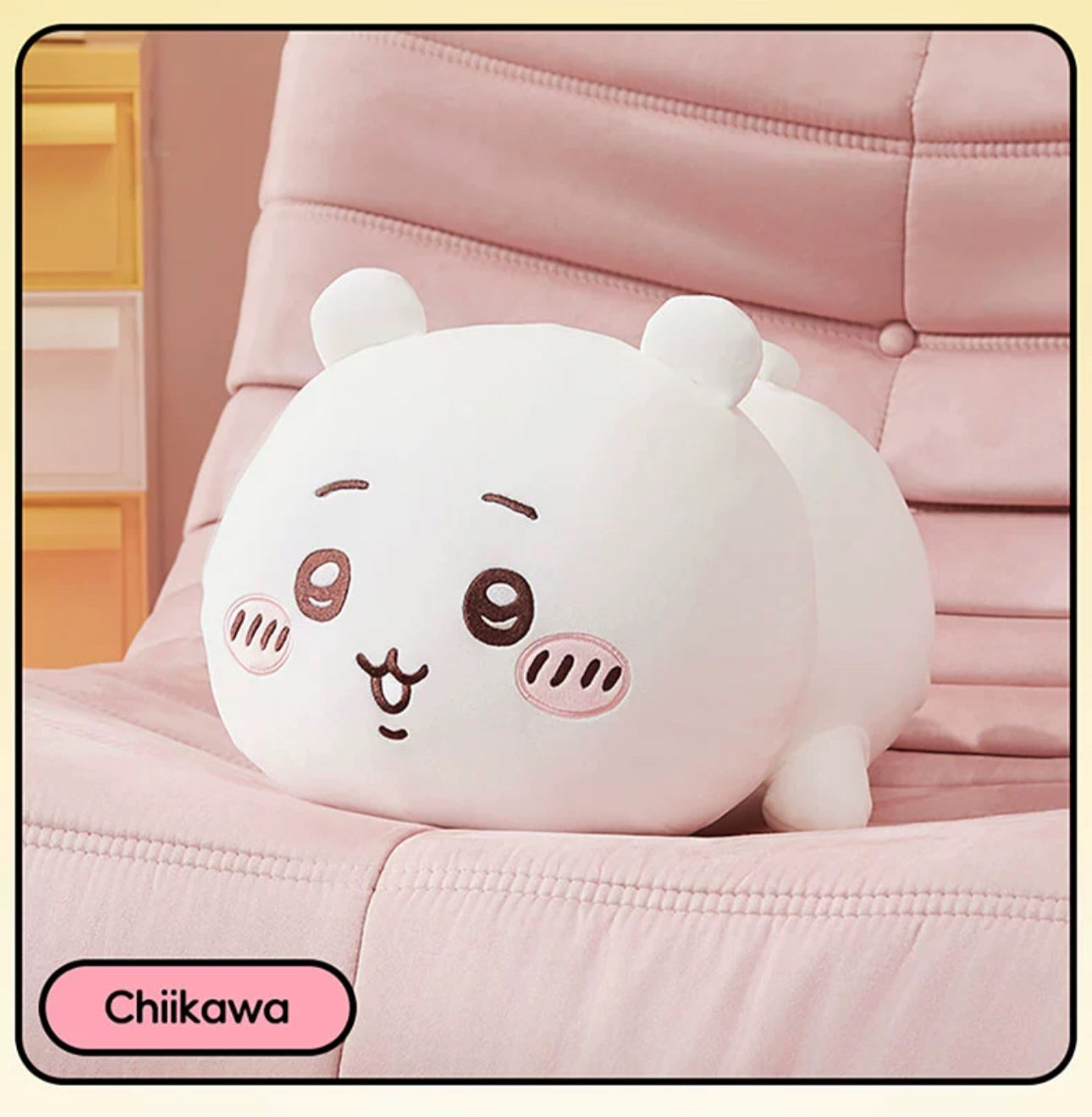 ChiiKawa X Miniso | ChiiKawa Hachiware Usagi Giant Laying Down Doll - Kawaii Doll Plush Cute Doll Decoration