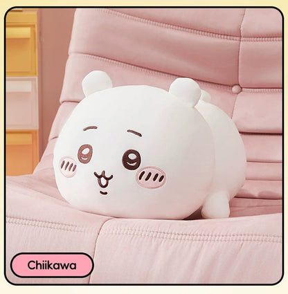 ChiiKawa X Miniso | ChiiKawa Hachiware Usagi Giant Laying Down Doll - Kawaii Doll Plush Cute Doll Decoration