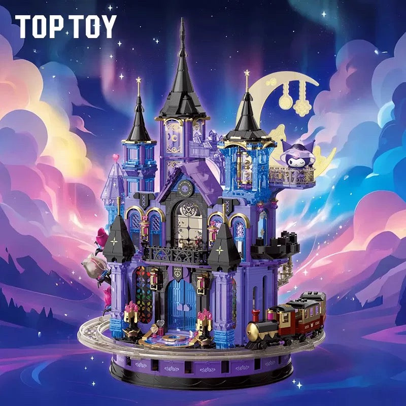 Sanrio Kuromi Building Toy | Purple Crystal-Like Castle - Limited Edition