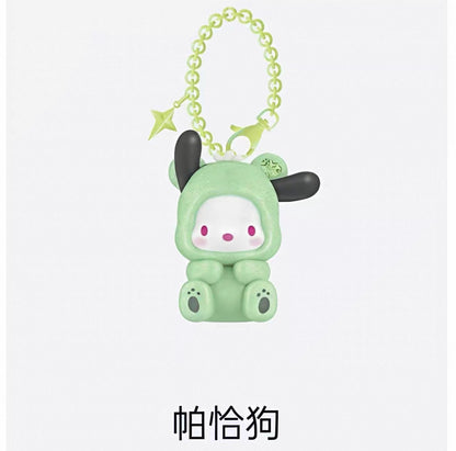 Miniso Sanrio Characters Gem Forest Animals Keychain | Hello Kitty My Melody Kuromi Cinnamoroll Pompompurin Pochacco - Collectable Toys Mystery Blind Box