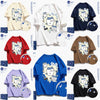 ちいかわTシャツシリーズ | ハチワレ アタック (前面&背面) - カワイイファッションアイテム
