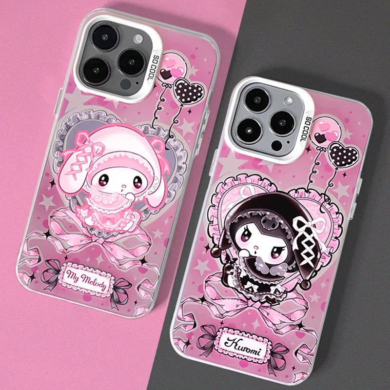 Japanese Cartoon Sanrio Winter Sweet Lolita Laser Case | My Melody Kur KawaiiGiftLand Japanese Cartoon Sanrio Winter Sweet Lolita Laser Case | My Melody Kur KawaiiGiftLand