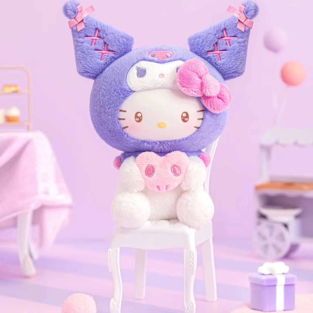 TopToy Sanrio Characters Kuromi Party | Hello Kitty My Melody Piano Kuromi Cinnamoroll Pompompurin Pochacco Hangyodon - Collectable Toys Mystery Blind Box