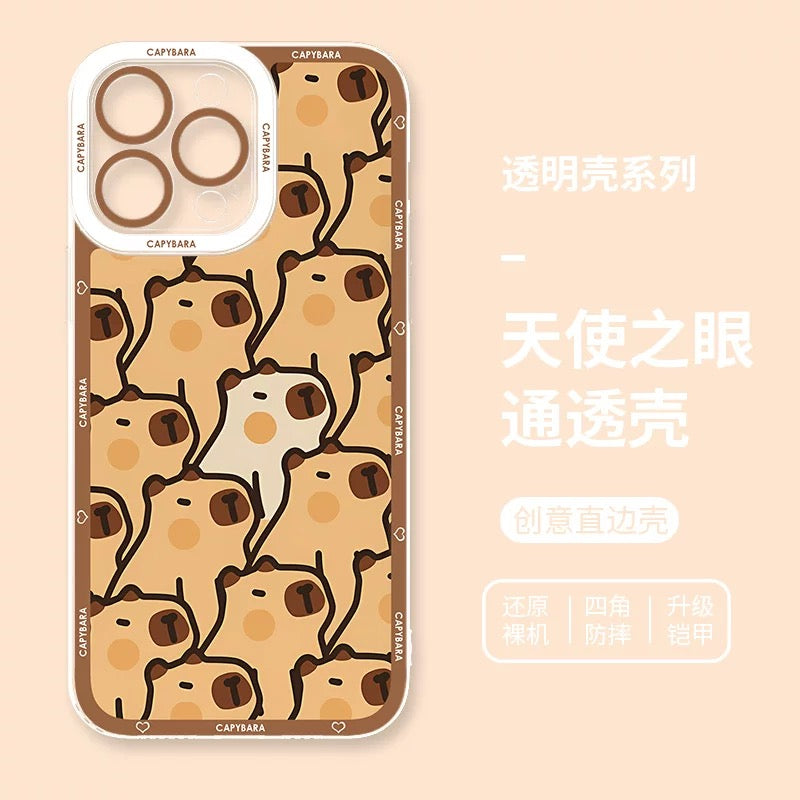 Cute Animal Capybara | Part2 8 Styles - iPhone Case PLUS SE2 XS XR X 11 12 13 14 15 16 16e 17 17e Pro Promax 12mini 13mini