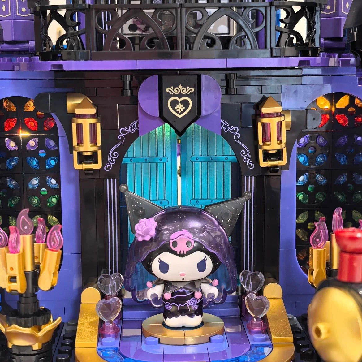 Sanrio Kuromi Building Toy | Purple Crystal-Like Castle - Limited Edition