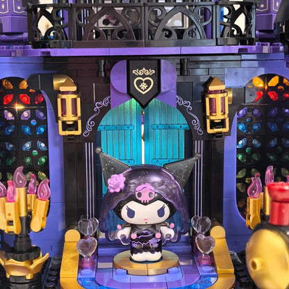 Sanrio Kuromi Building Toy | Purple Crystal-Like Castle - Limited Edition