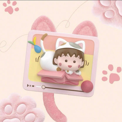 Favorite Box design - Chibi Maruko-chan cat-ear fridge magnet blind box figure