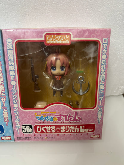 Japan GSC Nendoroid Series | 56a 56b Magical Marine Pixel Maritan - 2009 Retried PVC FIGURE DOLL Toy Collection
