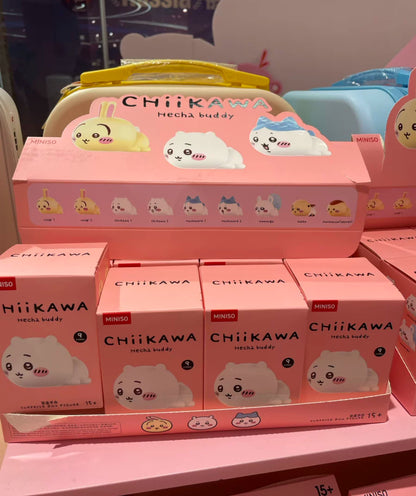 ChiiKawa X Miniso | ChiiKawa Hachiware Usagi Momonga Kurimanju Rakko Hecha Buddy Blind Box Figure - Kawaii Item Cute Room Decoration