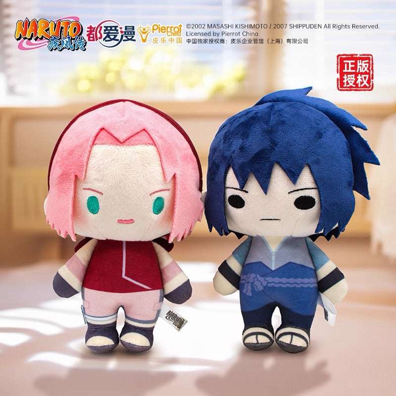 Japanese Anime Naruto Ninja Cute Plush Doll | Naruto Sasuke Sakura Kakashi 18cm tall - Cute Kawaii Item