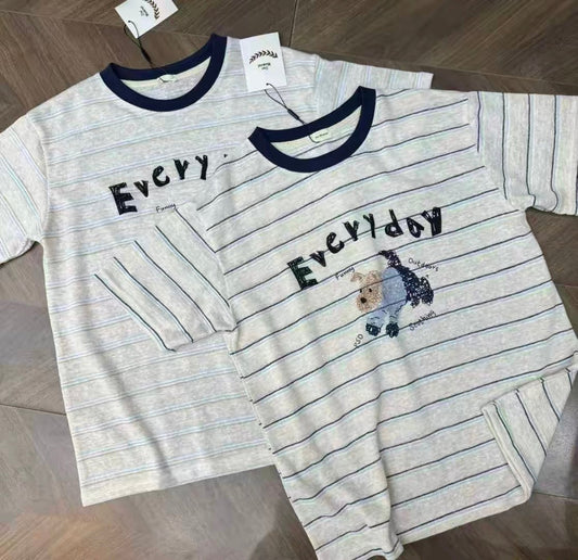 Korean Fashion Cute Animals Style T-Shirt Series | Everyday Puppy - Kawaii Fashion Items