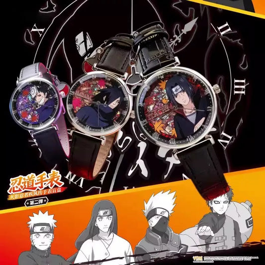 Eaki X Naruto Ninja Part 2 Watch Accessories Series | Naruto Shippuuden Naruto Sasuke Sakura Kakashi Gaara Neji Hinata Itachi Uchiha Madara Obito - Watch Collectable Toys Mystery Blind Box