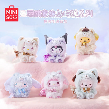 Miniso Sanrio Characters Fox Island Crystal Eyes | Hello Kitty My Melody Kuromi Cinnamoroll Pompompurin Pochacco - Collectable Toys Mystery Blind Box