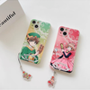 CardCaptorSakura Colourful White Case | Sakura & Syaoran Li - Phone Case Samsung Galaxy S26 S25 S24 S23 S22 S21 FE Ultra Edge