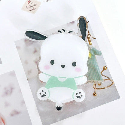 Japanese Cartoon Cute Glitter Style | Hello Kitty My Melody Kuromi Cinnamoroll Pompompurin Pochacco Phone Stand