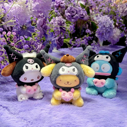 TopToy Sanrio Characters Kuromi Party | Hello Kitty My Melody Piano Kuromi Cinnamoroll Pompompurin Pochacco Hangyodon - Collectable Toys Mystery Blind Box