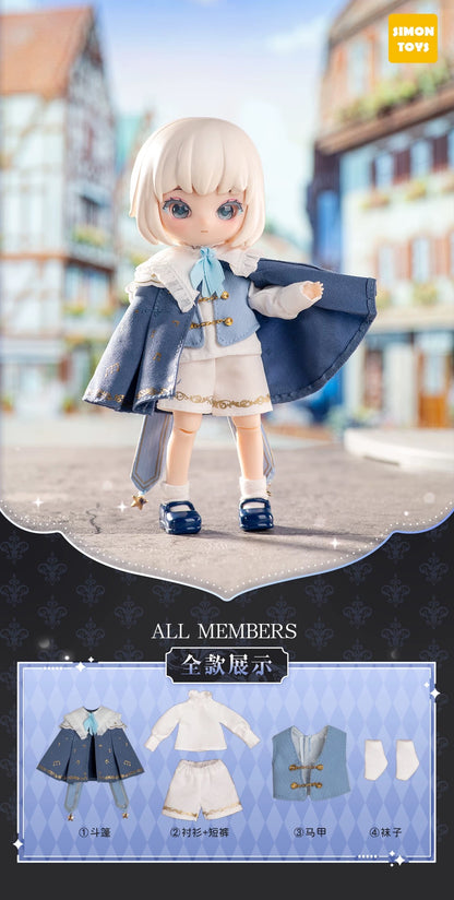 Simon Toys Cosplay Doll Outfits Set Symphony Performer | Sonata of the Ocean - Original Outfits 1/12 ob11 11cm BJD Doll Ball Joint Doll