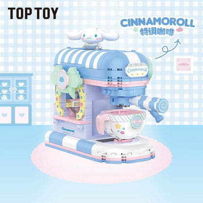 Top Toy x Sanrio Pastel Dream Home | Cinnamoroll Specialty Coffee Machine - Building Blocks Toy Collections