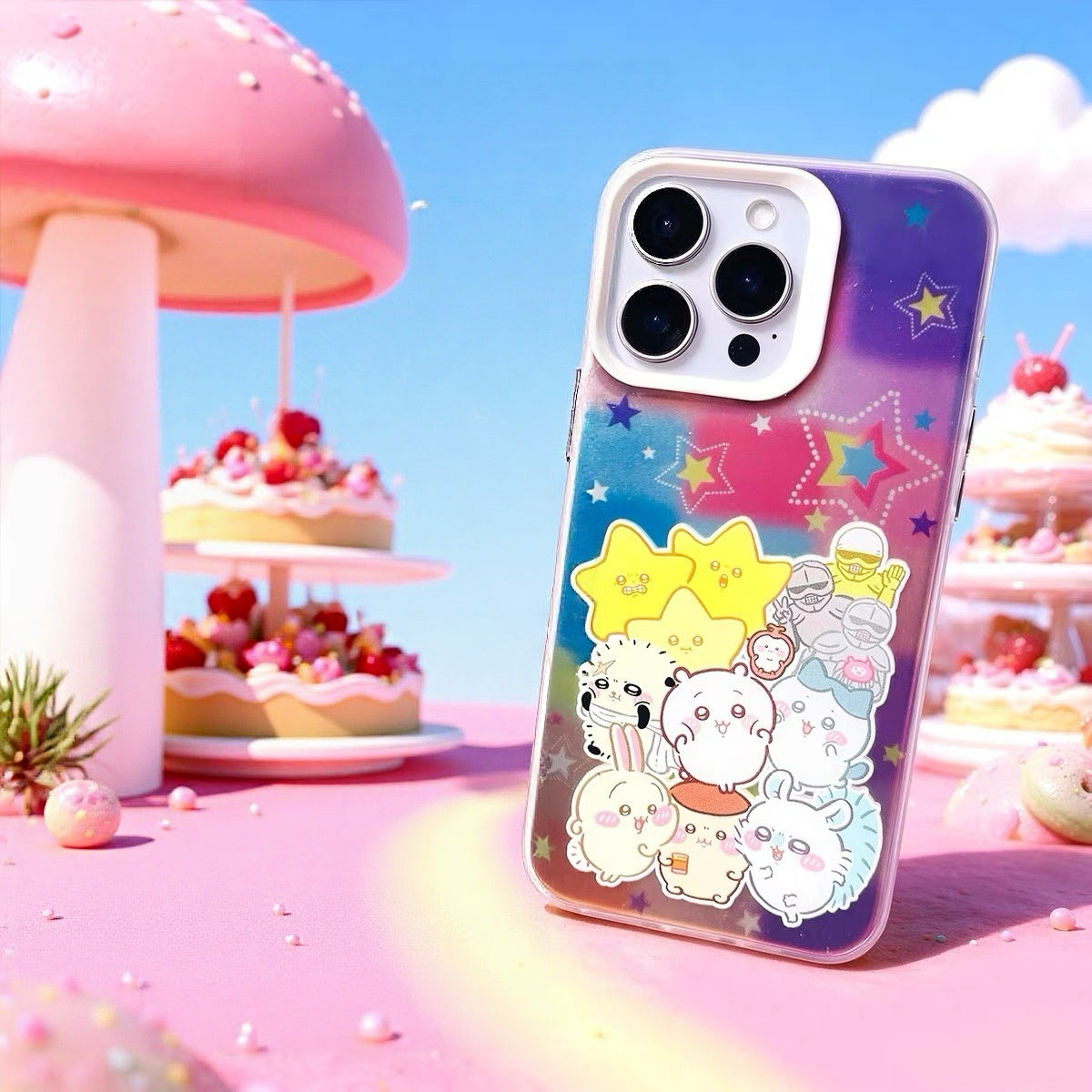 Japanese Cartoon ChiiKawa Group Laser Case | Group Together 2 Styles - Phone Case Samsung Galaxy S26 S25 S24 S23 S22 S21 FE Ultra Edge