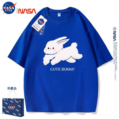 Cute Animals Rabbit Style T-Shirt Series | Cute Bunny Running Part1 - Kawaii Fashion Items for Child & Adult Matching outfits for Parents and Children