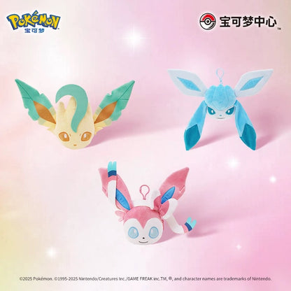 Japan Cartoon Pokemon Eevee Evolution Series Cute Plush Mini Coinbag Keychain | Eevee Vaporeon Jolteon Flareon Espeon Umbreon Leafeon Glaceon Sylveon - Evolve Anime Collectable Kawaii Item