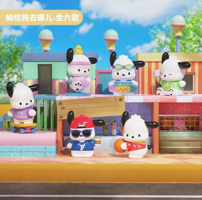 Sanrio Characters Pochacco Go Everywhere Series’s Kawaii Collectable Toys - Toy Collection