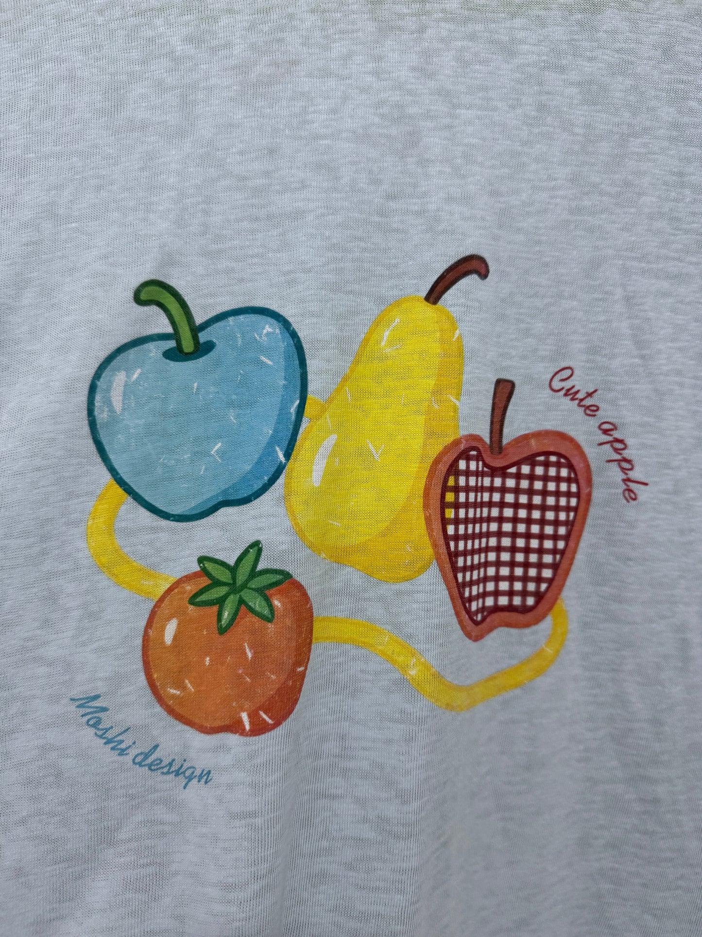 Japanese Fashion Cute Fruits Style T-Shirt Series | Apple Pear Tomato Cool Feel Tee - Kawaii Fashion Items
